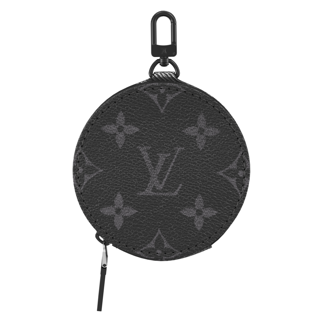 Round Pouch Monogram Eclipse / Black Other Monogram Canvas - Women